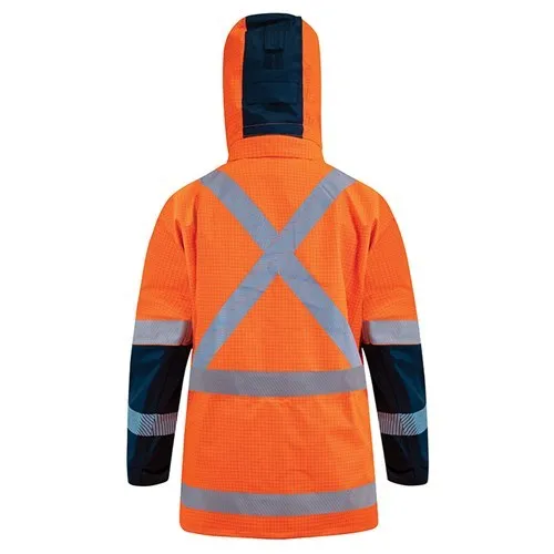 BISON ARCGUARD HI VIS SAFTY PLUS JACKET, TTMC-W17, X-BACK
