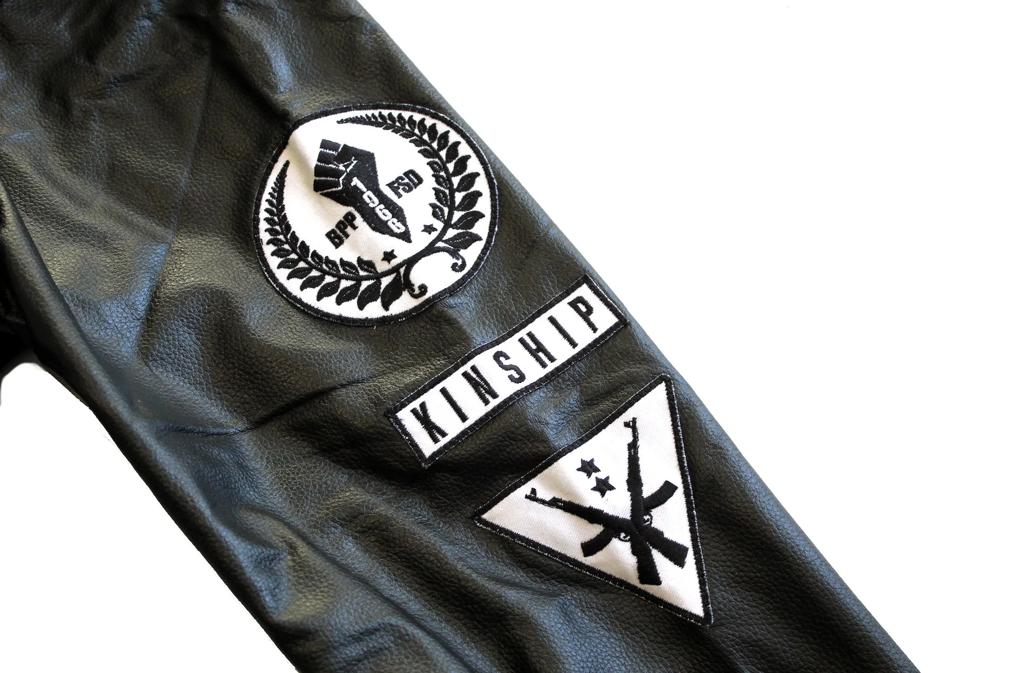 Black Panther Varsity Jacket Black Contrast