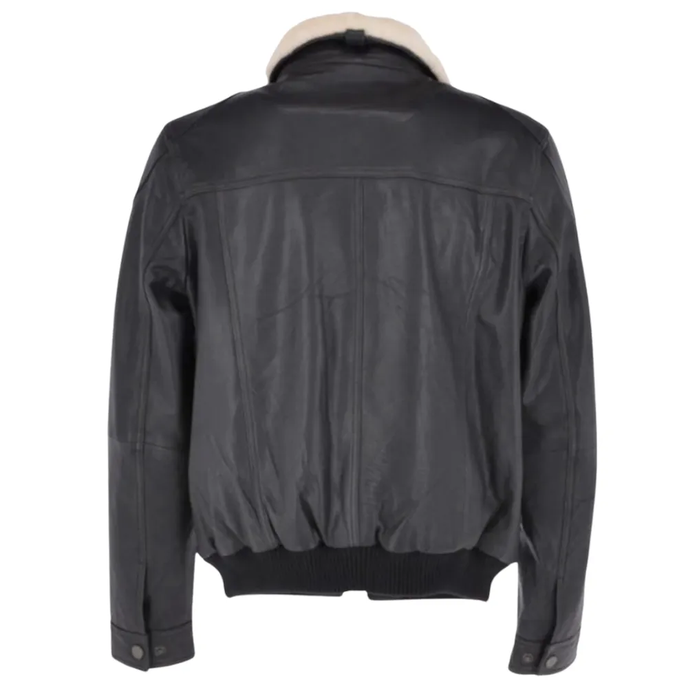 Black Vortex Bomber Jacket