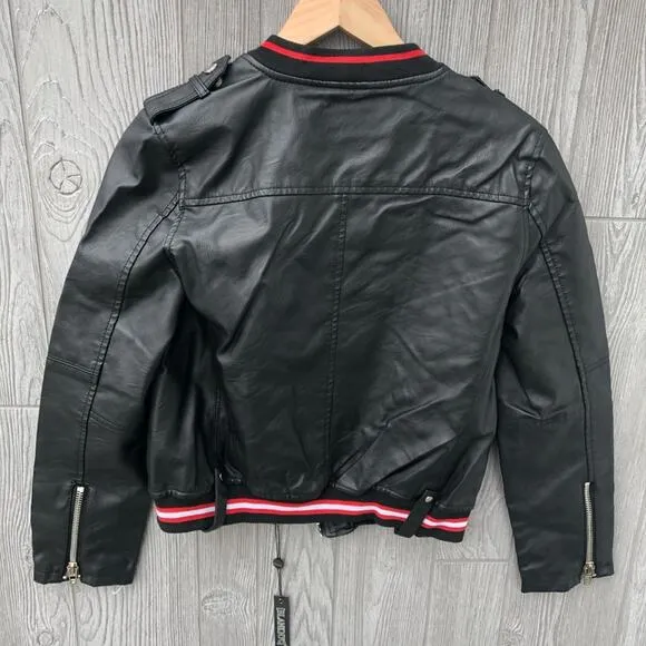 BlankNYC • Faux Leather Bomber Moto Jacket