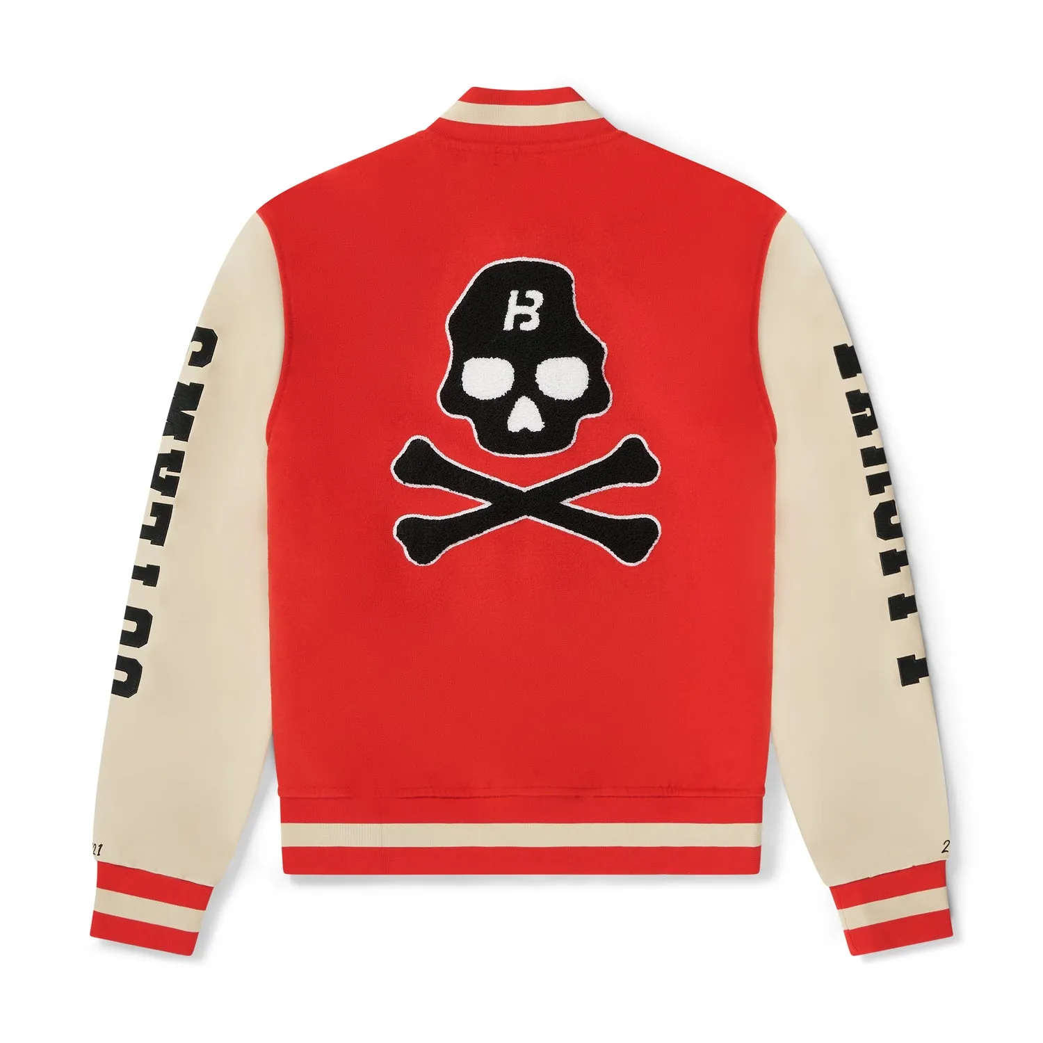 BLOW Varsity Jacket Red  White