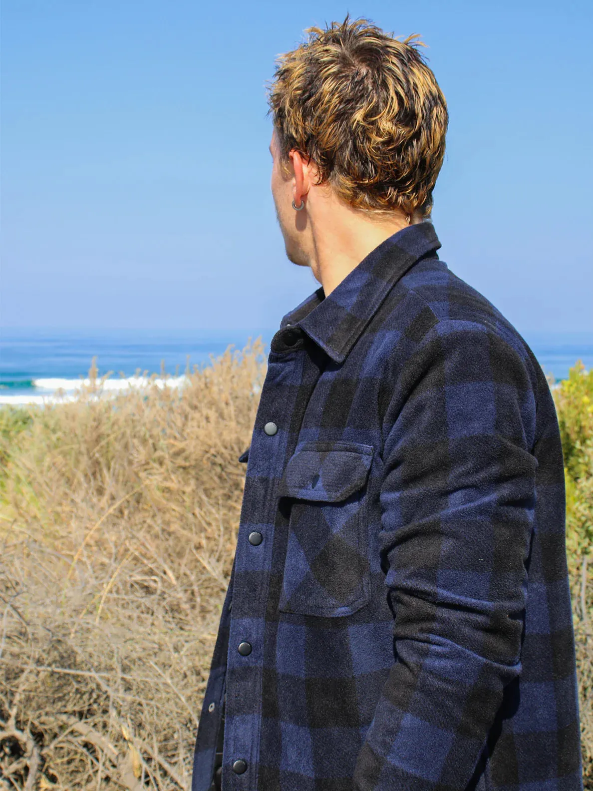 Bowered Fleece - Navy