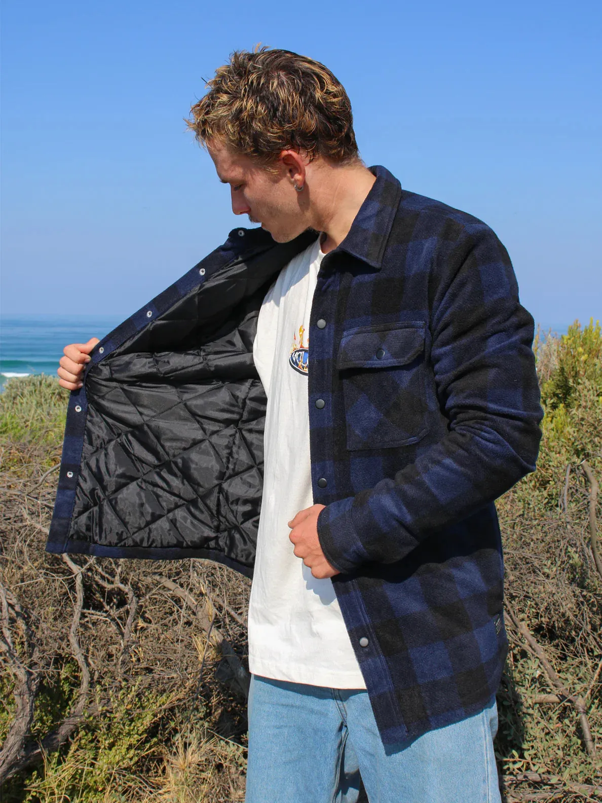 Bowered Fleece - Navy