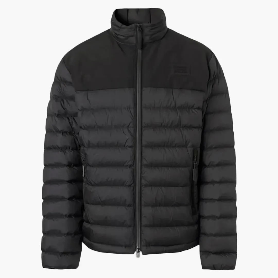 Burberry Logo Applique Lightweight Puffer Jacket Black