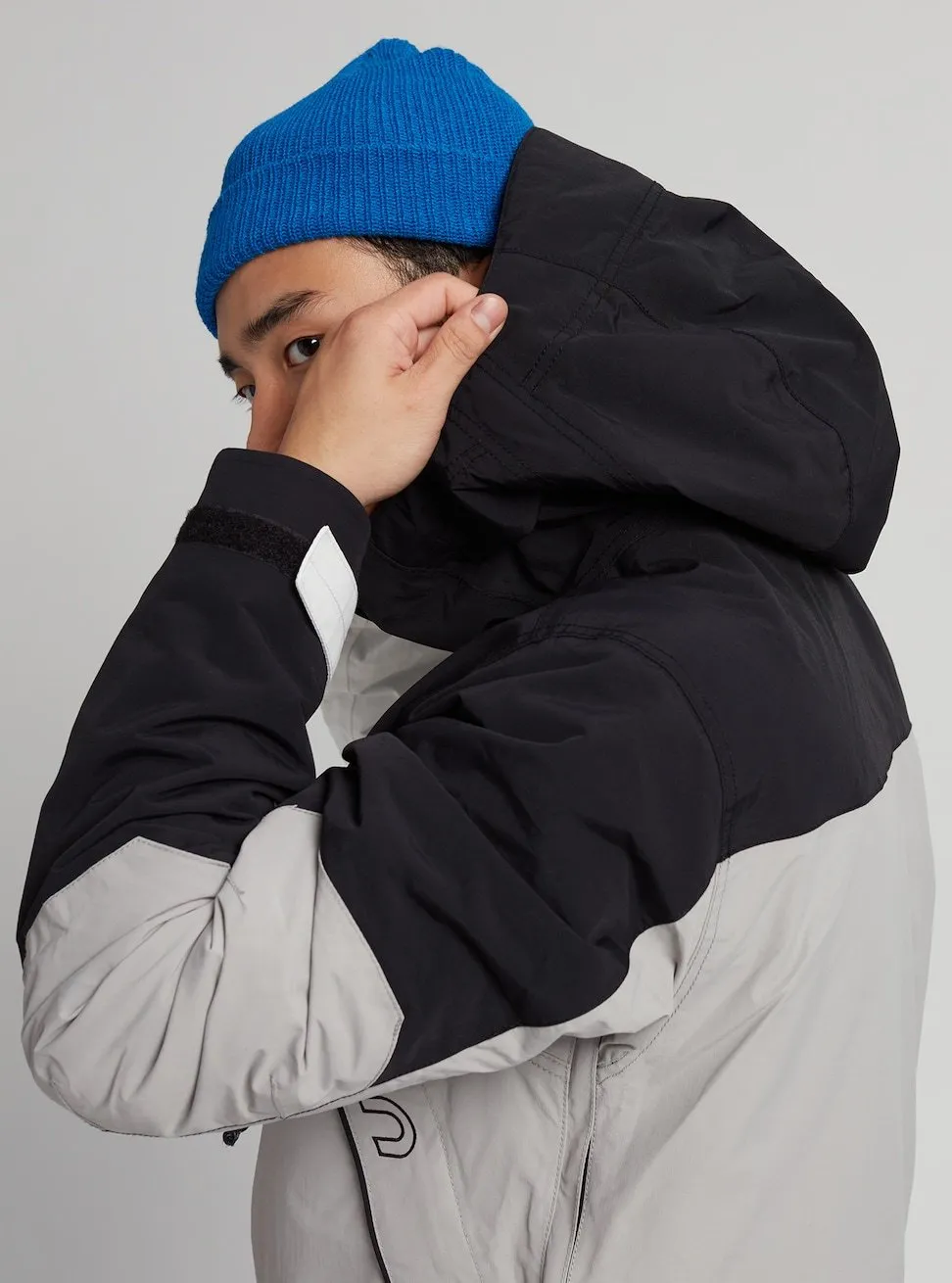 Burton Breach Mens Jacket Black / Iron Grey / Stout White