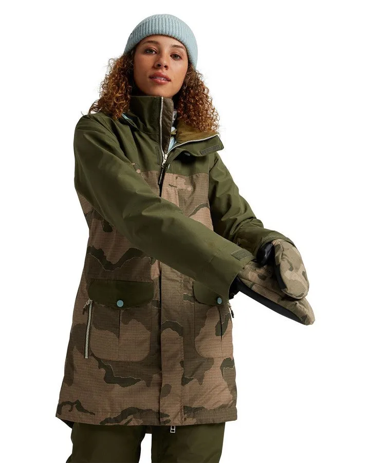 Burton Women's GORE‑TEX Eyris Snow Jacket - Keef / Barren Camo