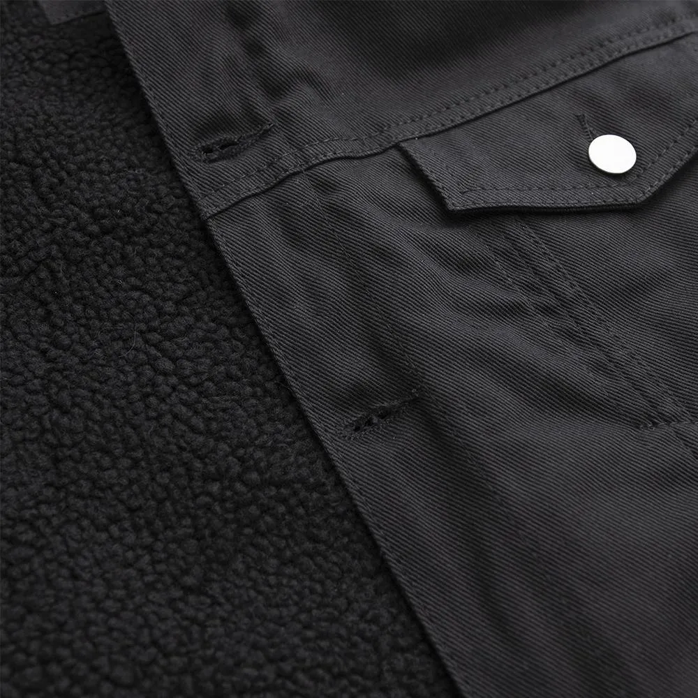 Cain - Men's Faux Shearling Twill Jacket