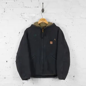Carhartt Hooded Work Jacket - Black - M