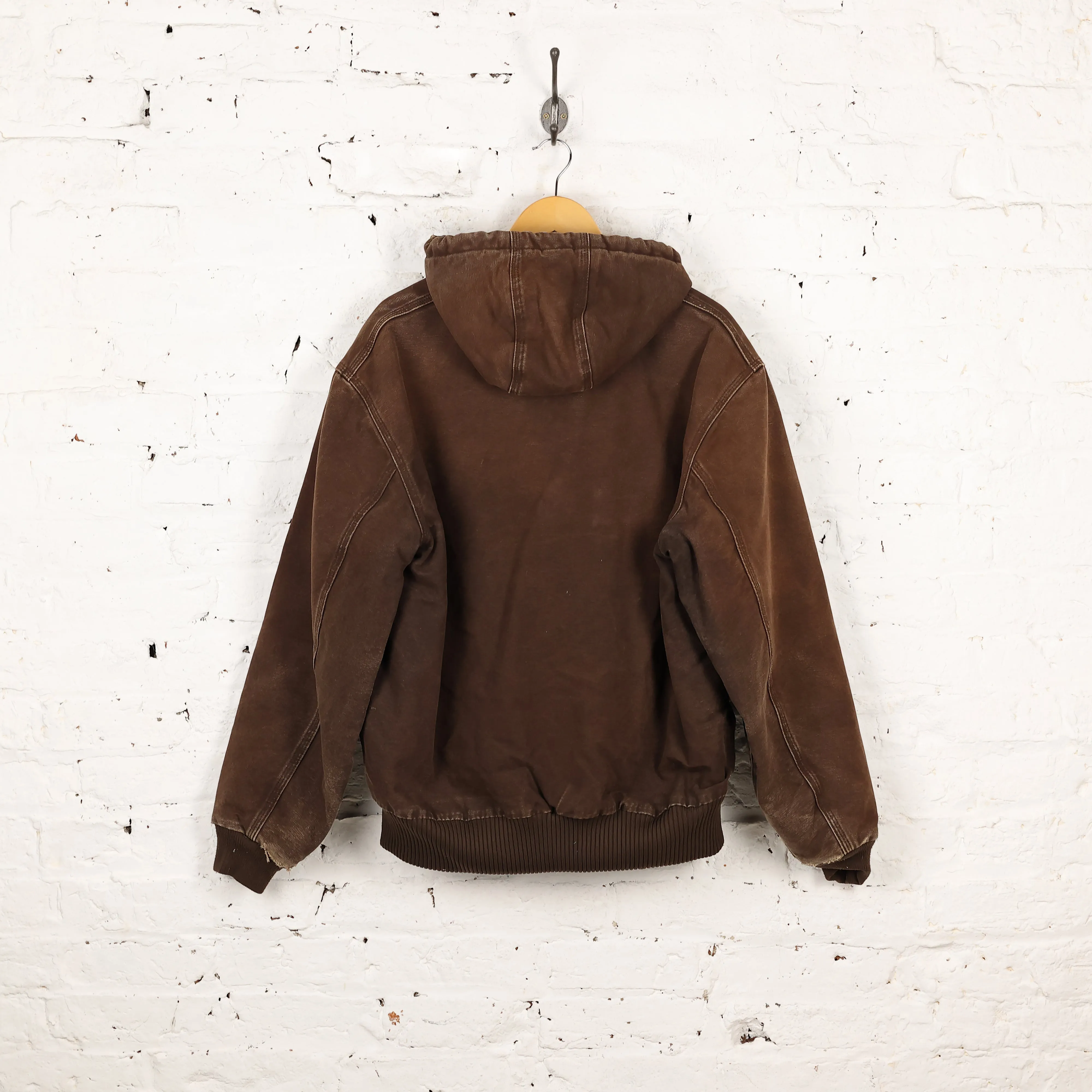 Carhartt Hooded Work Jacket - Brown - L