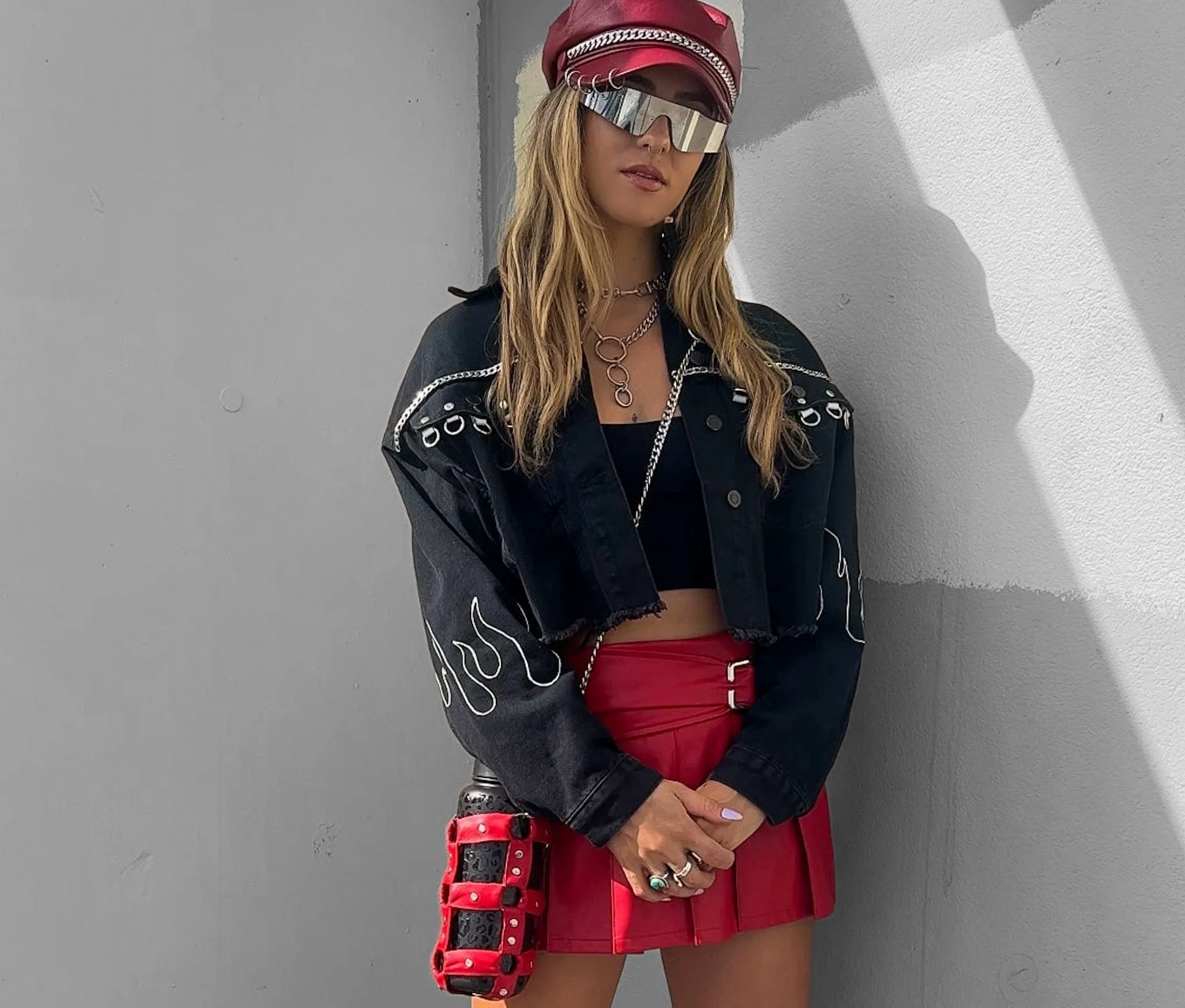 Chain Me Down Denim Jacket