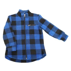 CHILD CAMP JACKET BUFFALO CHECK BLUE