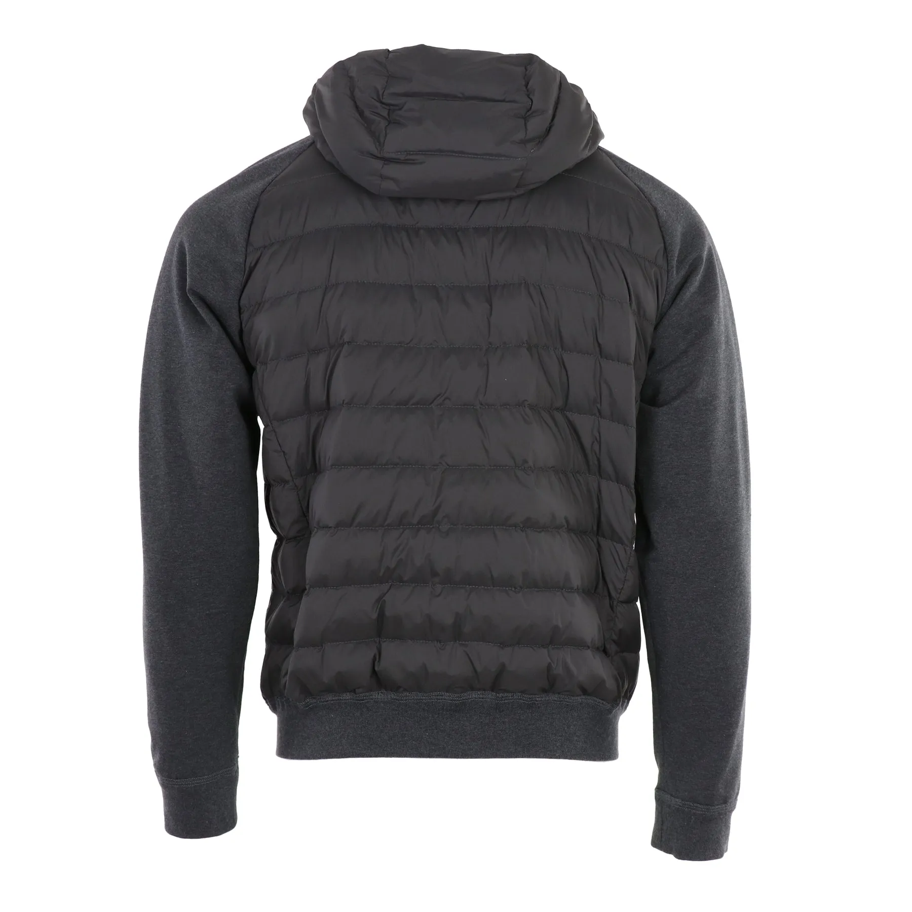 Chirico Hooded Knit Hybrid Bomber in Anthracite