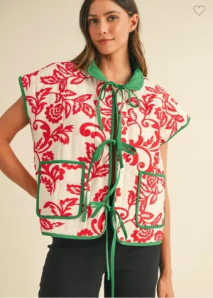Christmas Reversible Vest