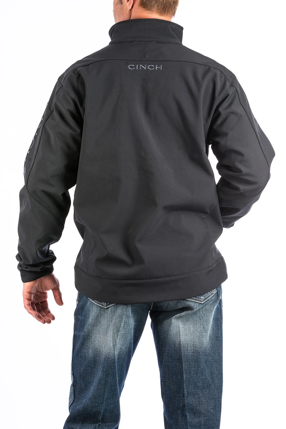 Cinch Men's Black Solid Bonded Jacket