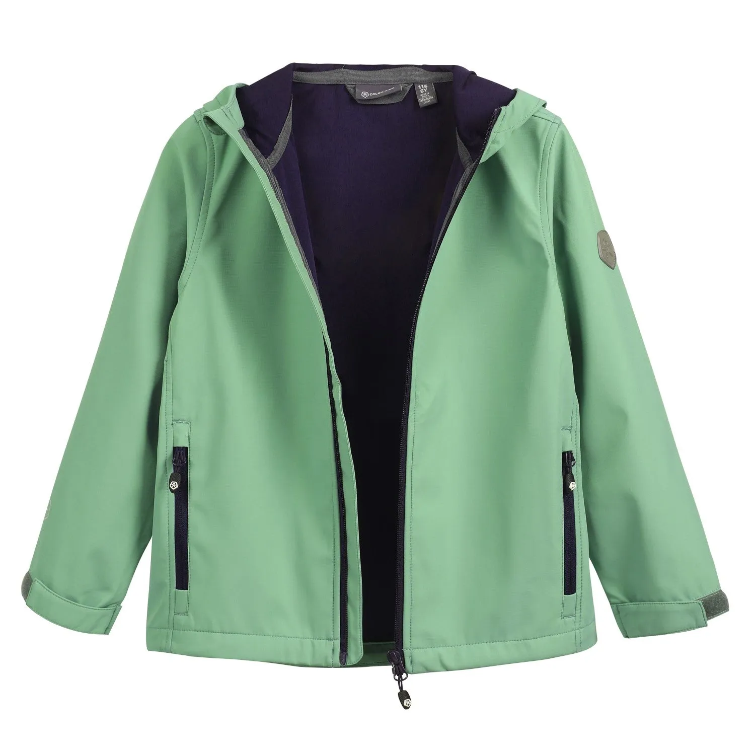Color Kids Soft Shell Jacket Sage Green