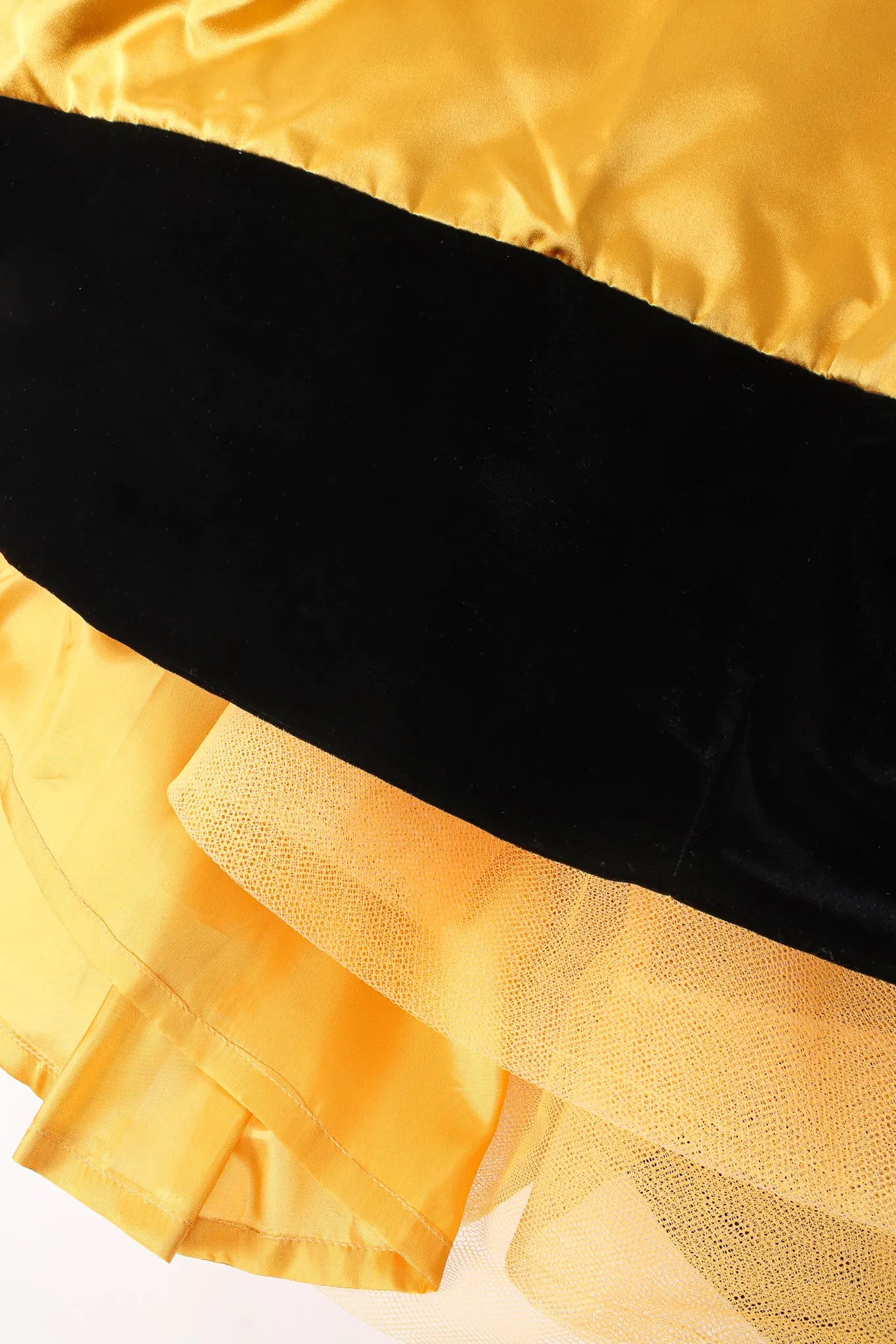 Colorblock Satin Halter Ball Gown & Jacket