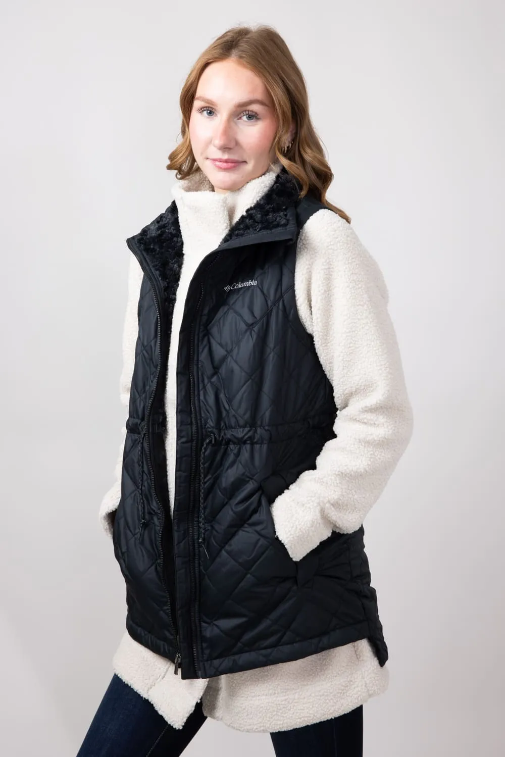 Columbia Copper Crest II Mid Vest for Women in Black | 2086621-010