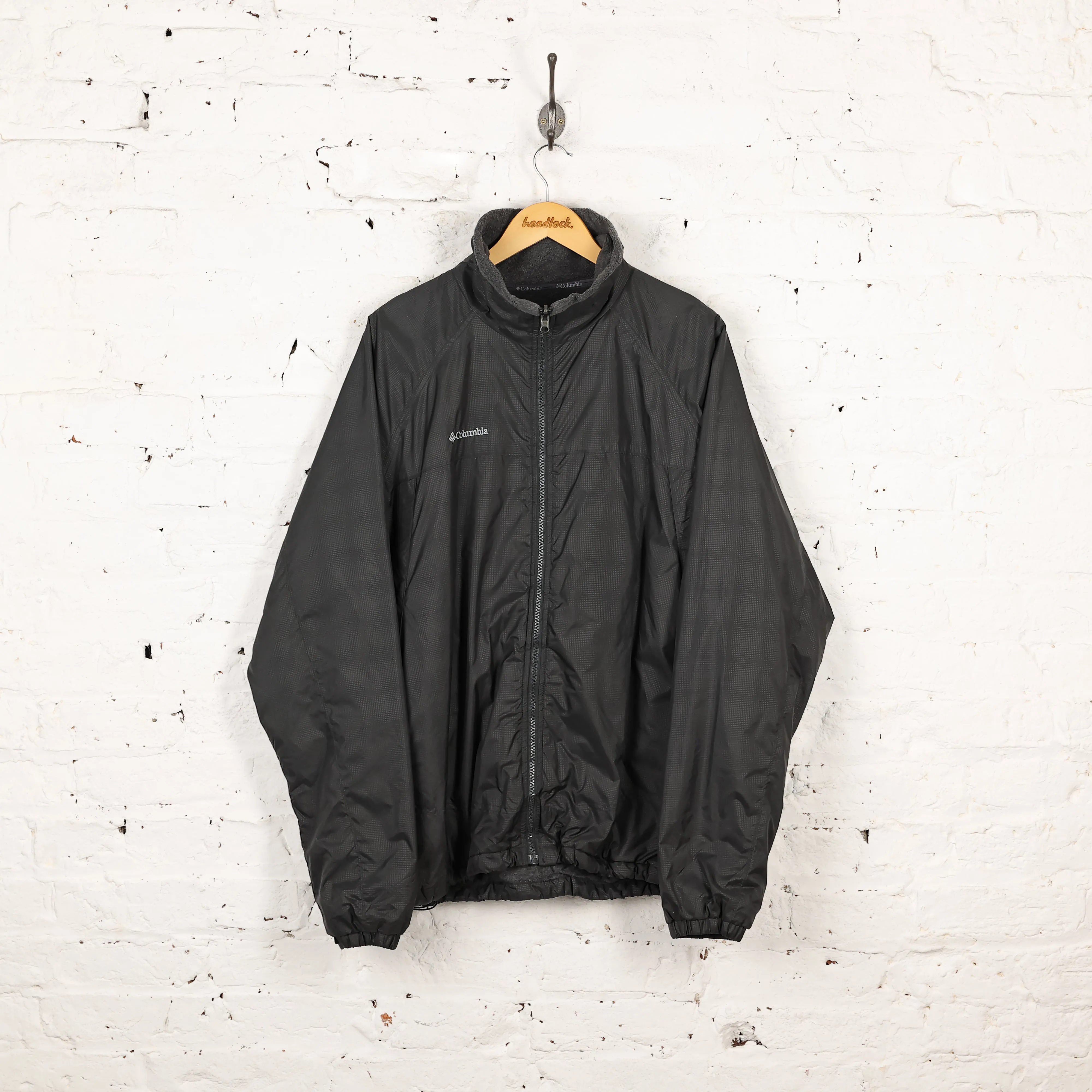 Columbia Fleece Lined Shell Jacket - Grey - XL