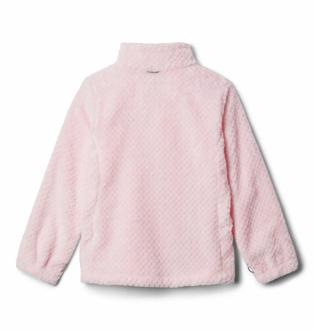 Columbia Kids Girls Red Bugaboo III Printed Fleece Interchange Jacket