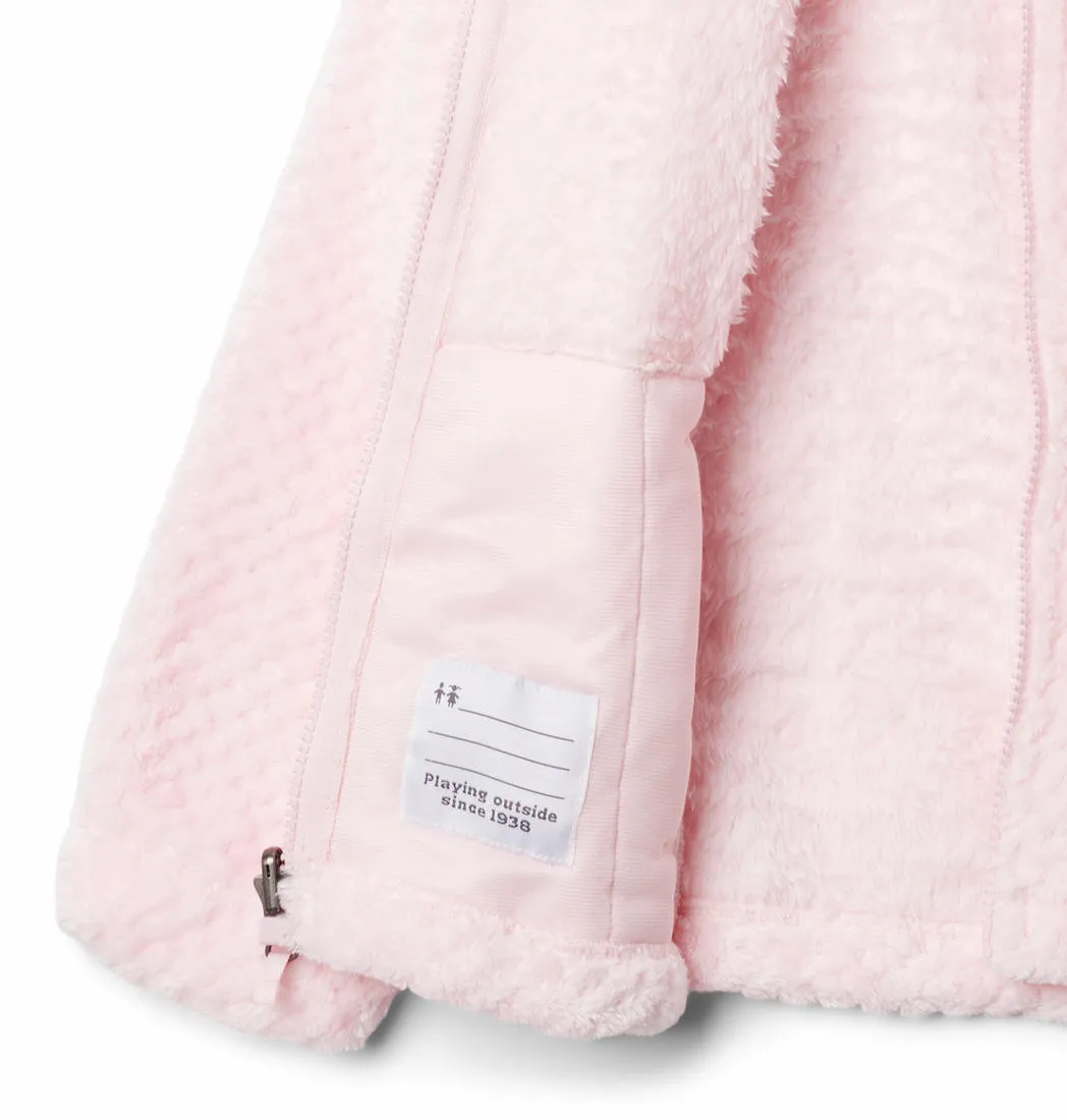 Columbia Kids Girls Red Bugaboo III Printed Fleece Interchange Jacket