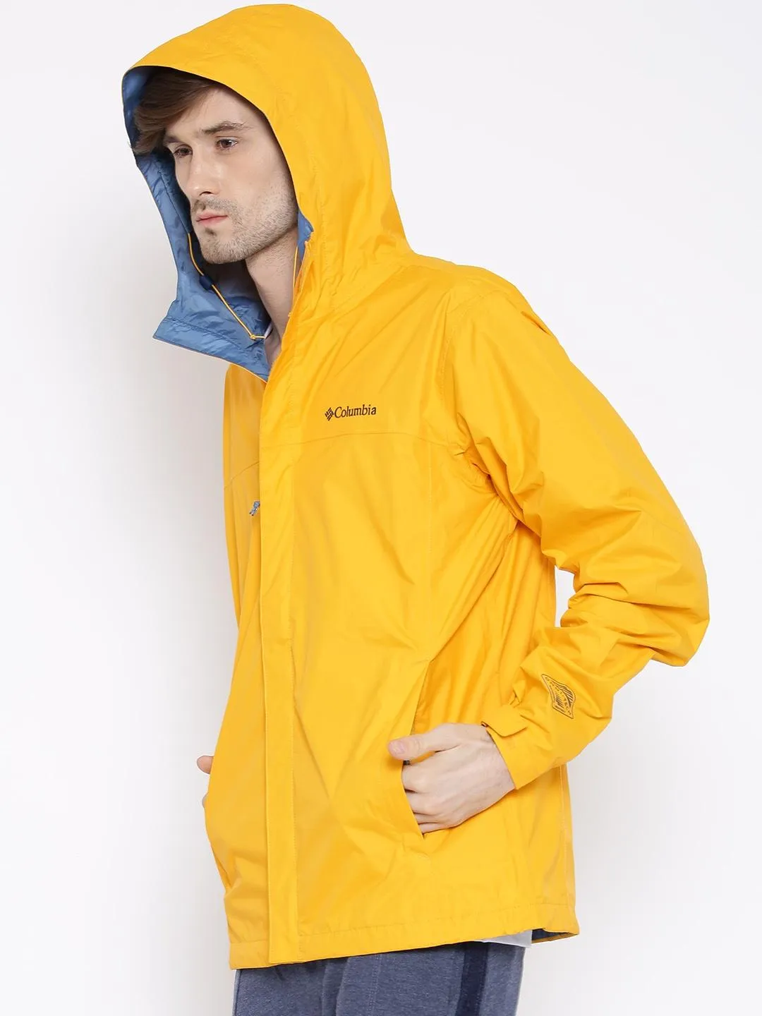 Columbia Men Yellow Watertight II Rain Jacket
