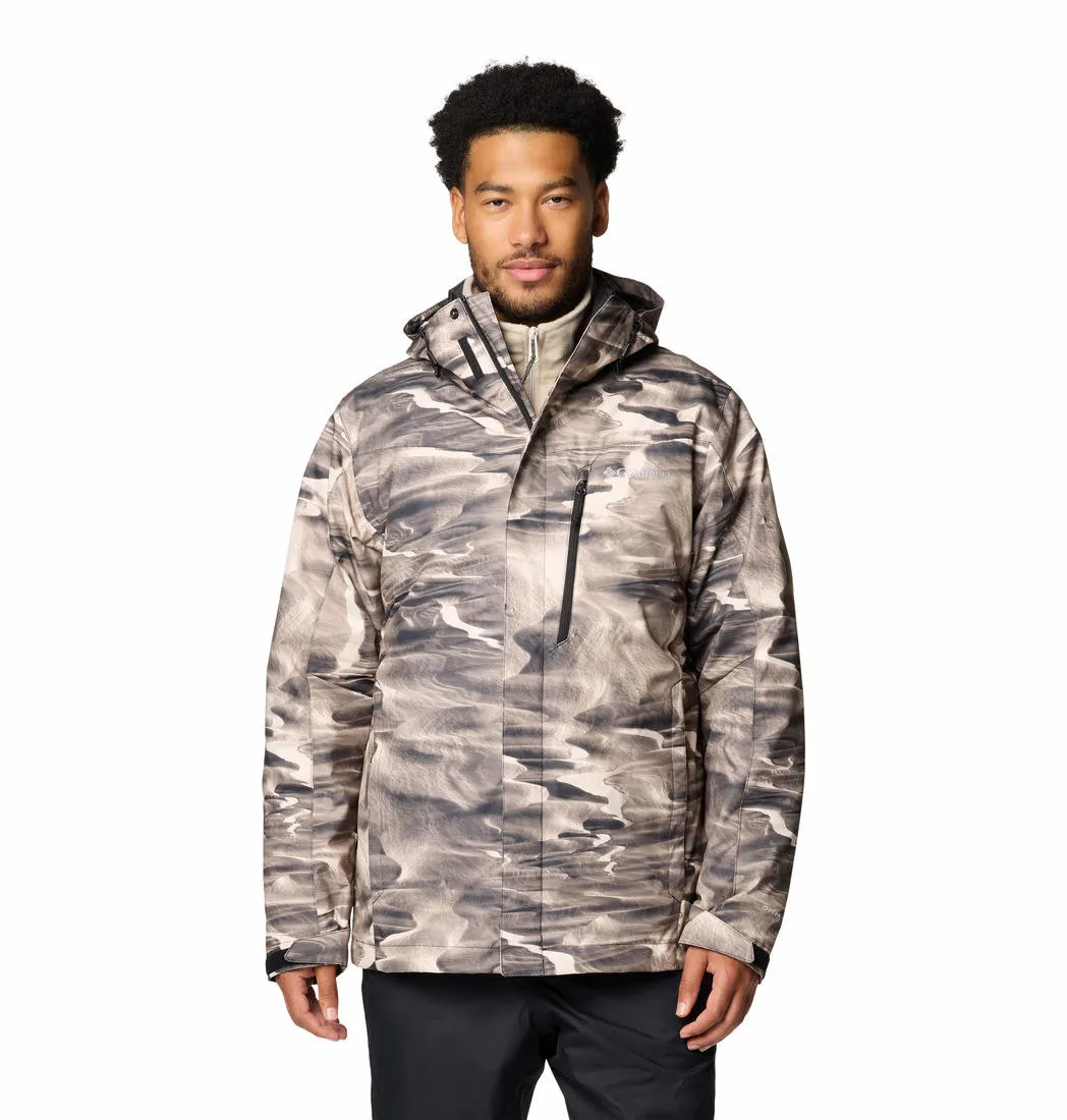 Columbia Mens Brown Whirlibird V Printed Interchange Jacket