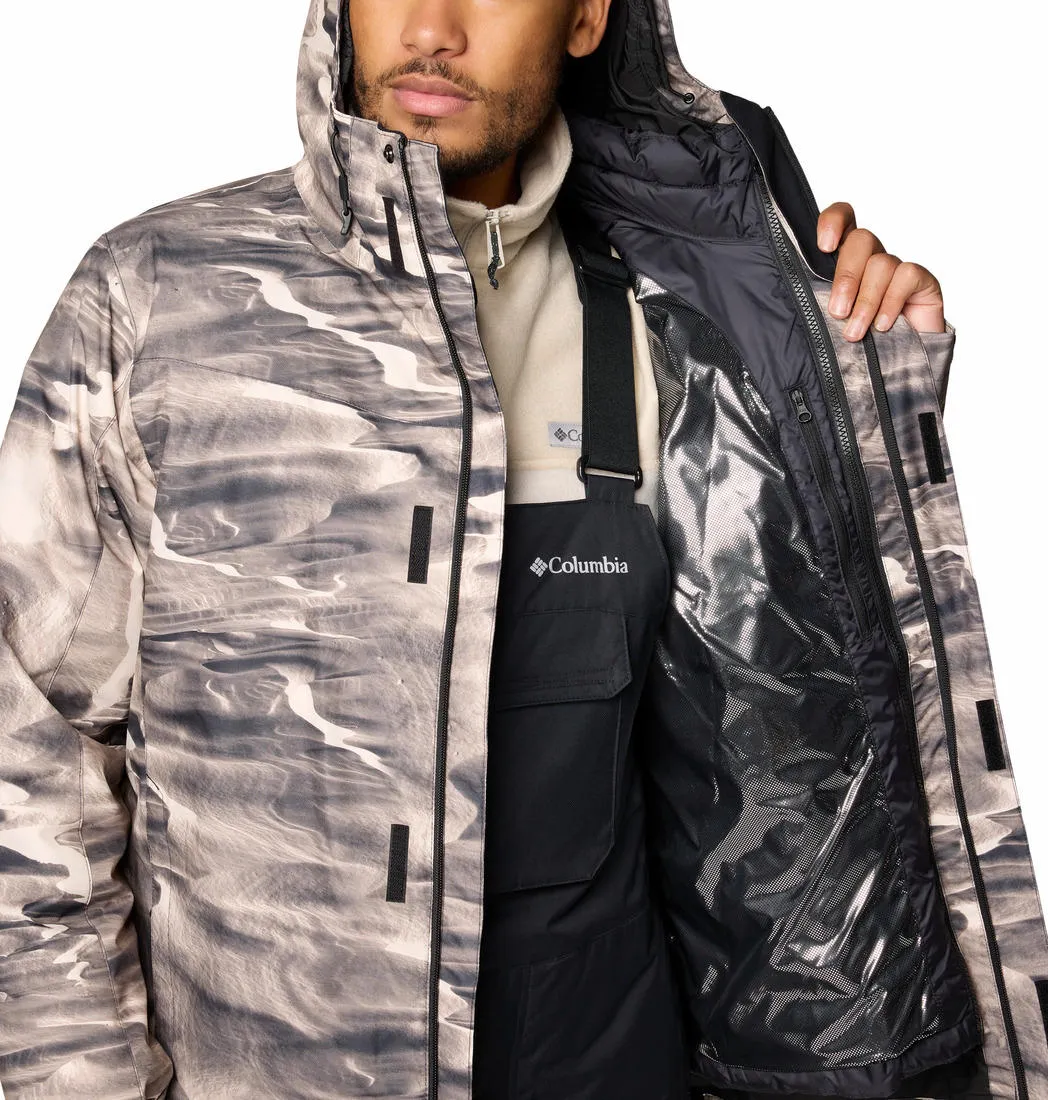 Columbia Mens Brown Whirlibird V Printed Interchange Jacket