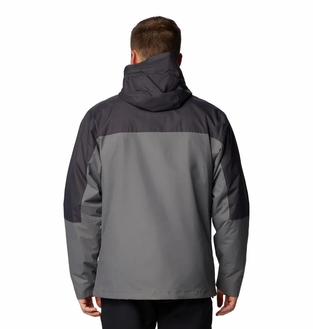 Columbia Mens Grey Tunnel Falls II Interchange Jacket