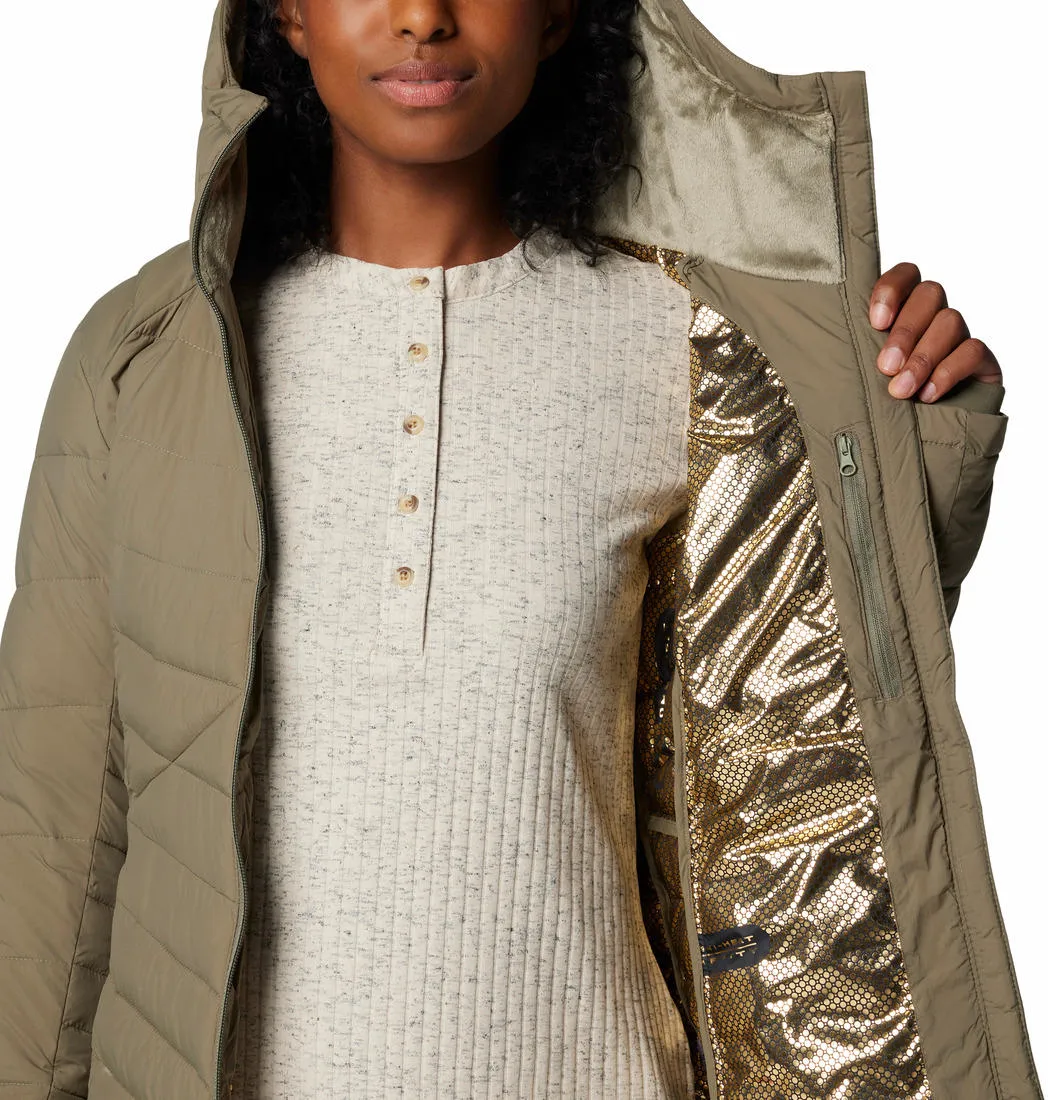 Columbia Womens Green Joy Peak II Hooded Jacket