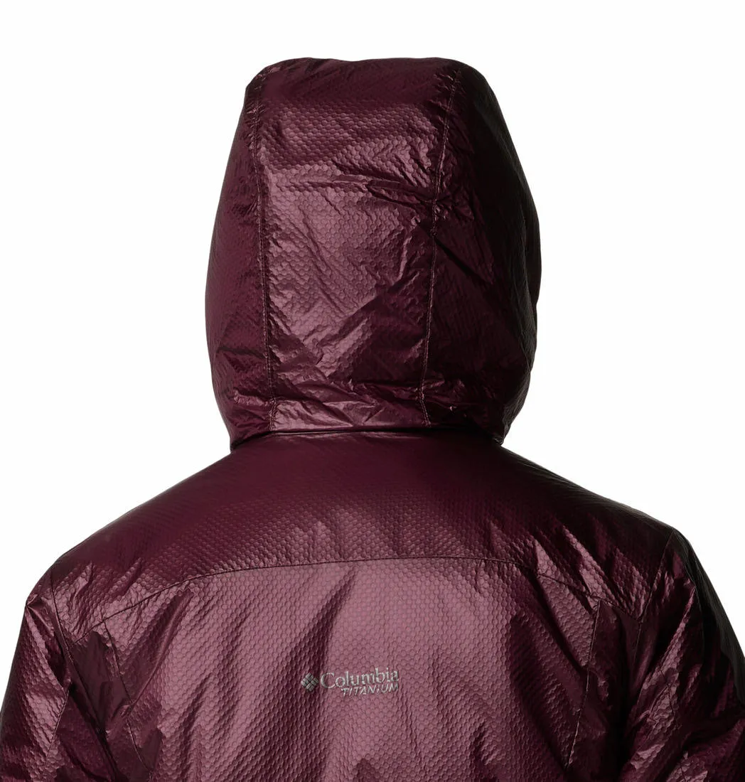 Columbia Womens Red Arch Rock II Hooded Jacket