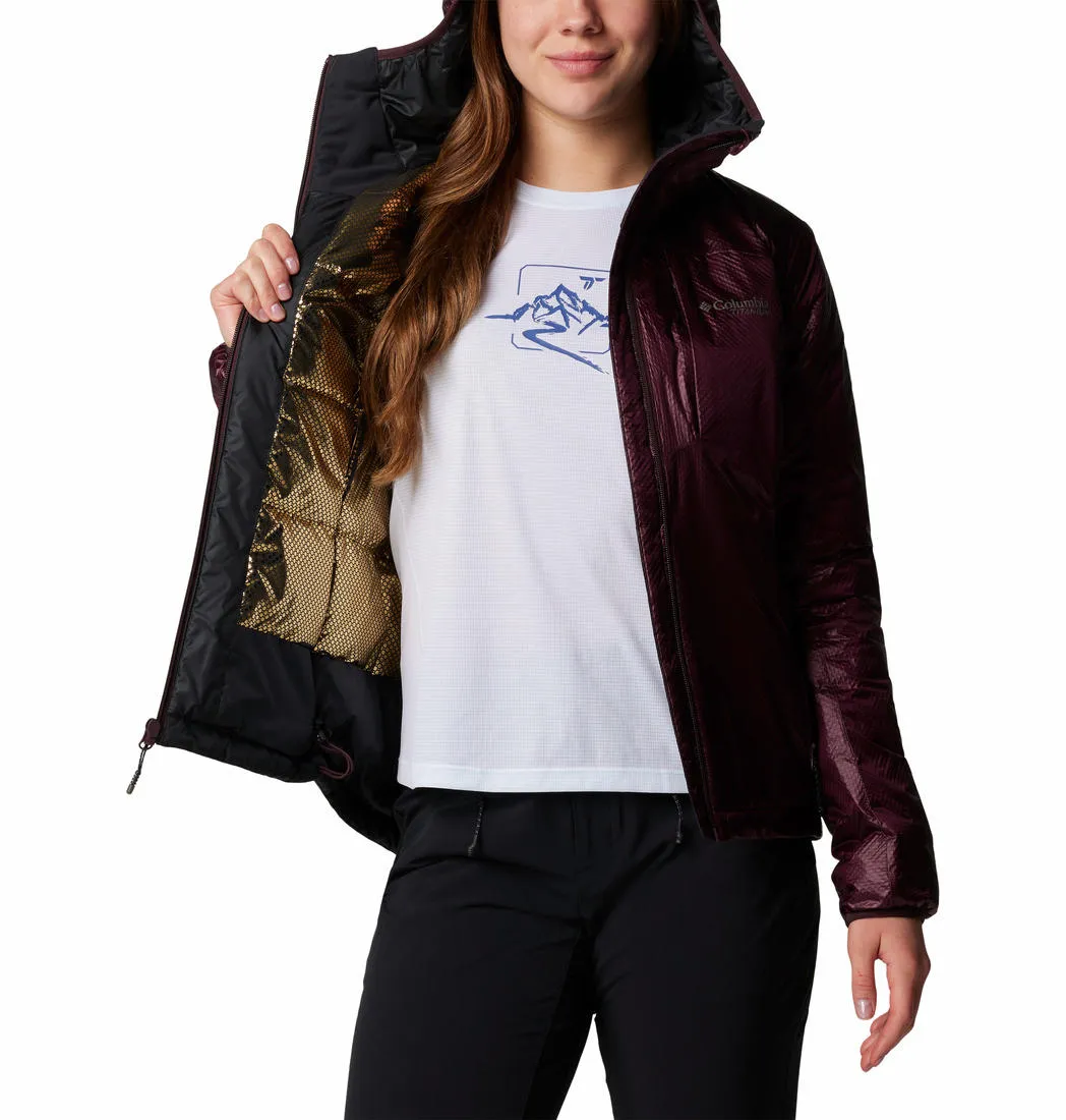 Columbia Womens Red Arch Rock II Hooded Jacket