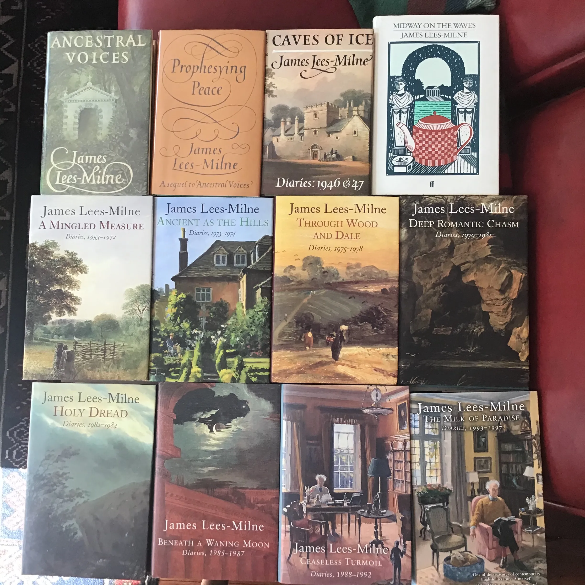 Complete set of Diaries by James Lee-Milne in twelve volumes