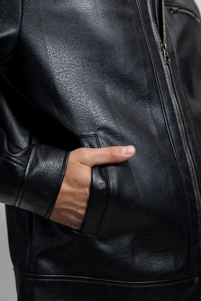 Conner - Men's Vegan Faux Leather Jacket
