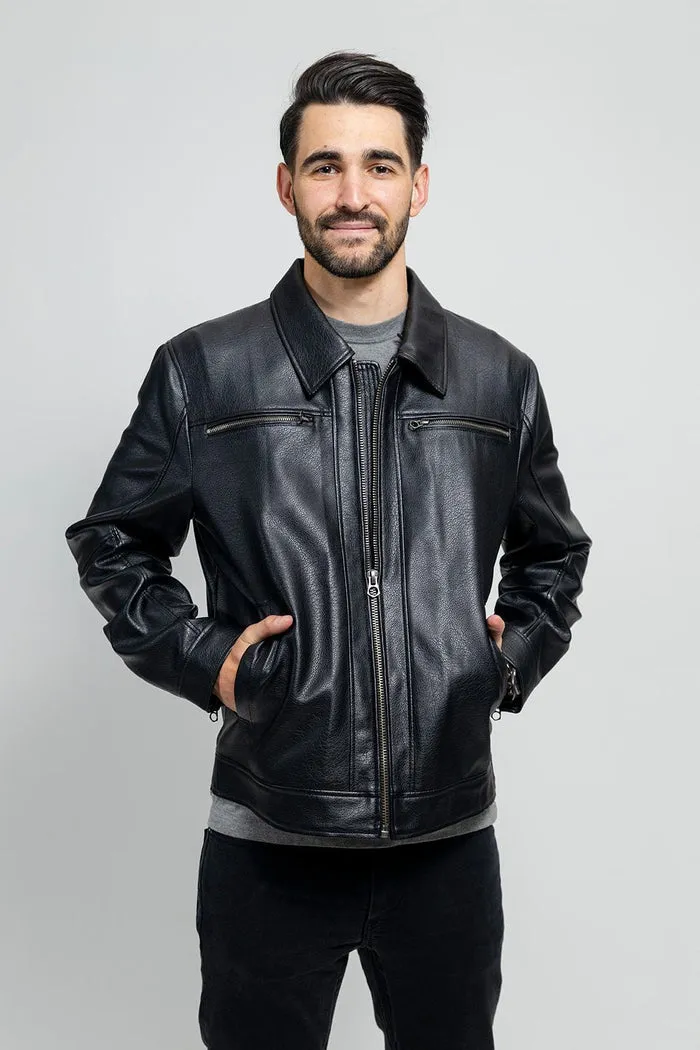 Conner - Men's Vegan Faux Leather Jacket