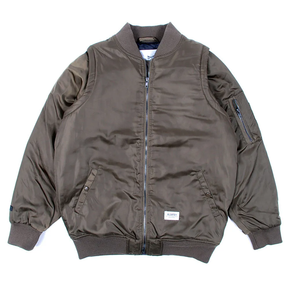Convert MA1 Flight Jacket (Convertible Vest) - Olive