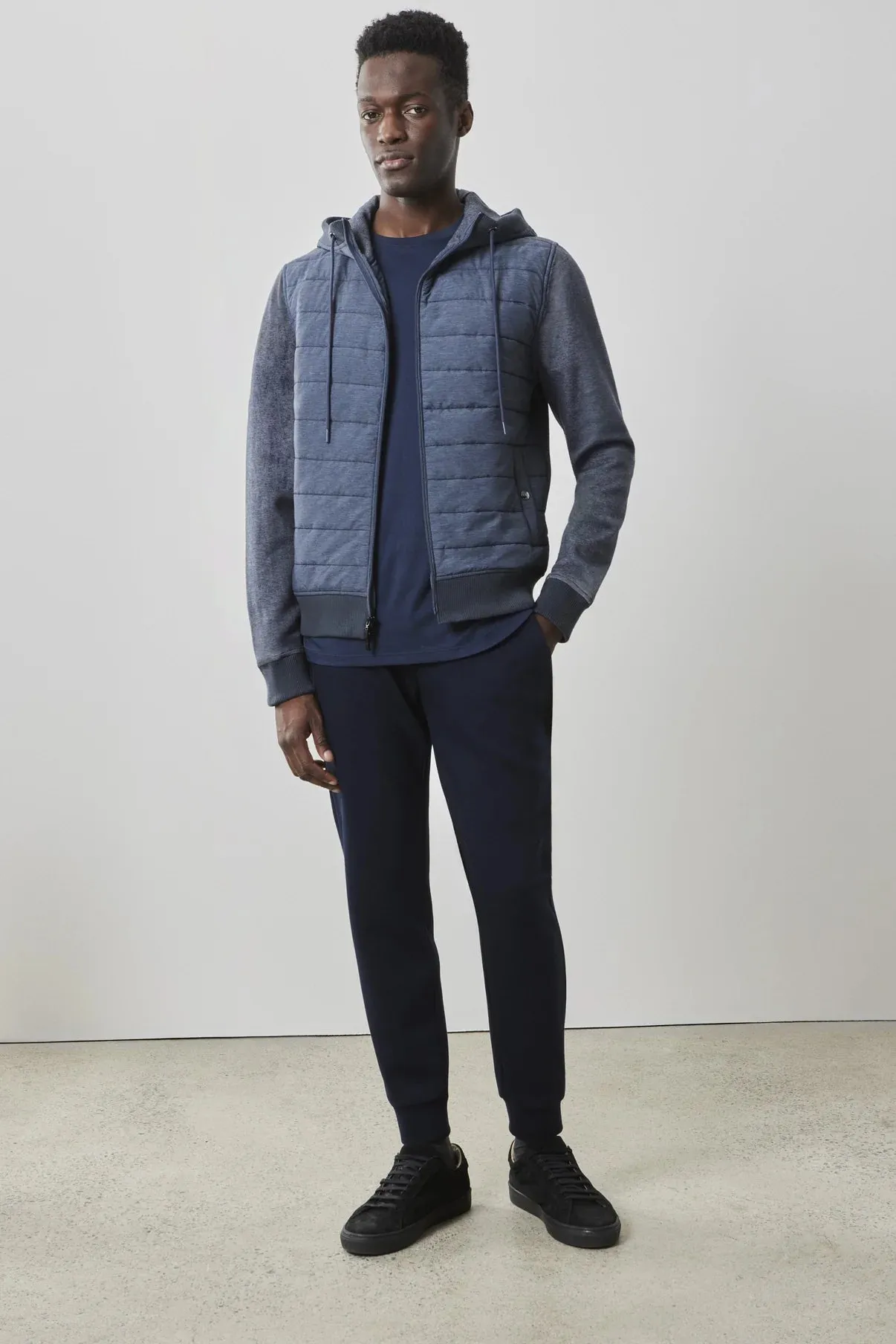 Cownadame Quilted Jacket - Navy