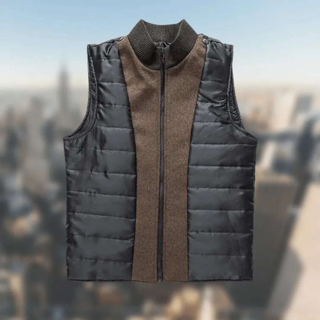 CozyGuard™ | Men's Warm Coat with Standing Collar | Insulated Fabric, Windproof Design & Comfortable Fit