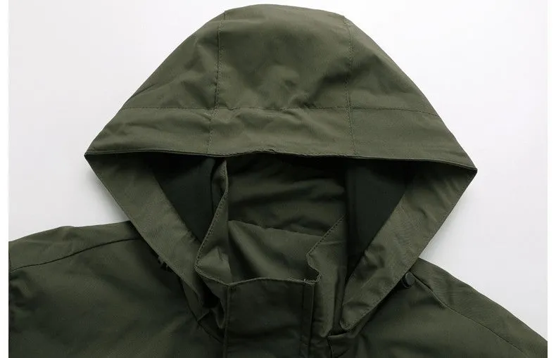 Custom Logo Jacket Hot Sale Fashion Male Designer Coat Casual Outdoor Zipper Coat Winter Jacket  Waterproof Windbreaker