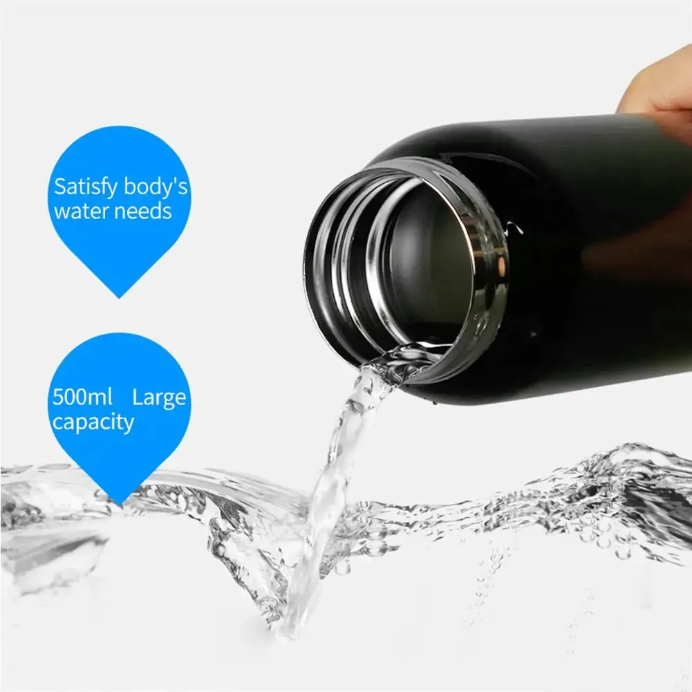 Cyclist's Insulated Aluminum Water Bottle 500ml