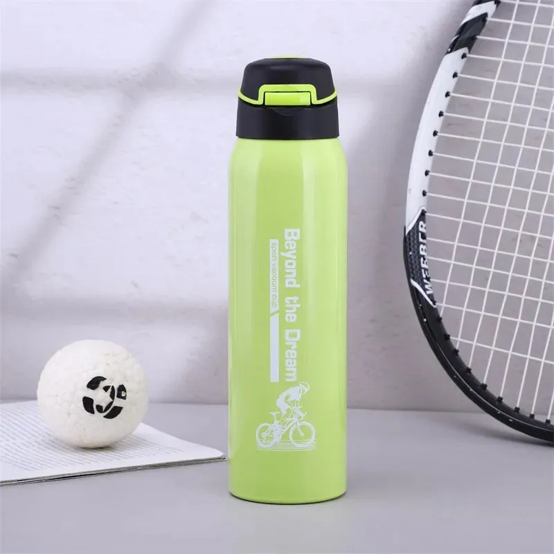 Cyclist's Insulated Aluminum Water Bottle 500ml