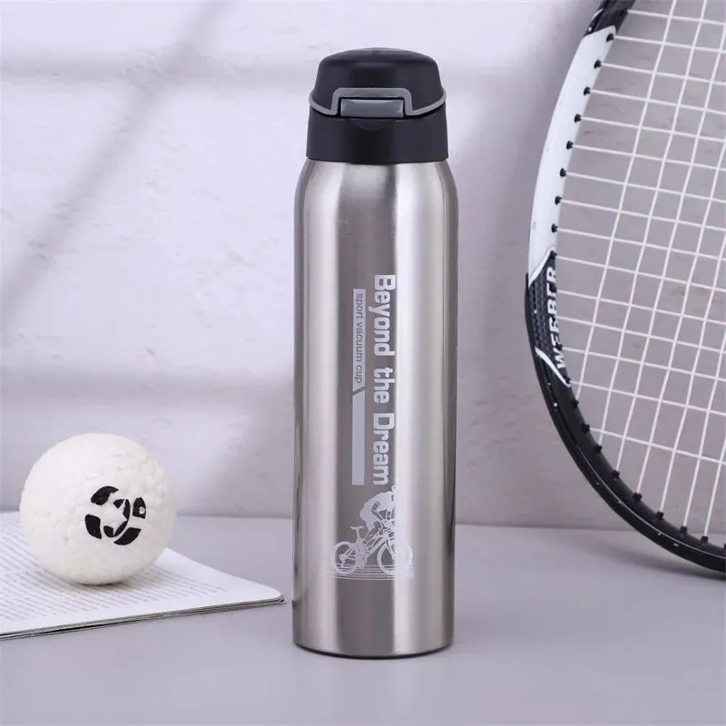 Cyclist's Insulated Aluminum Water Bottle 500ml