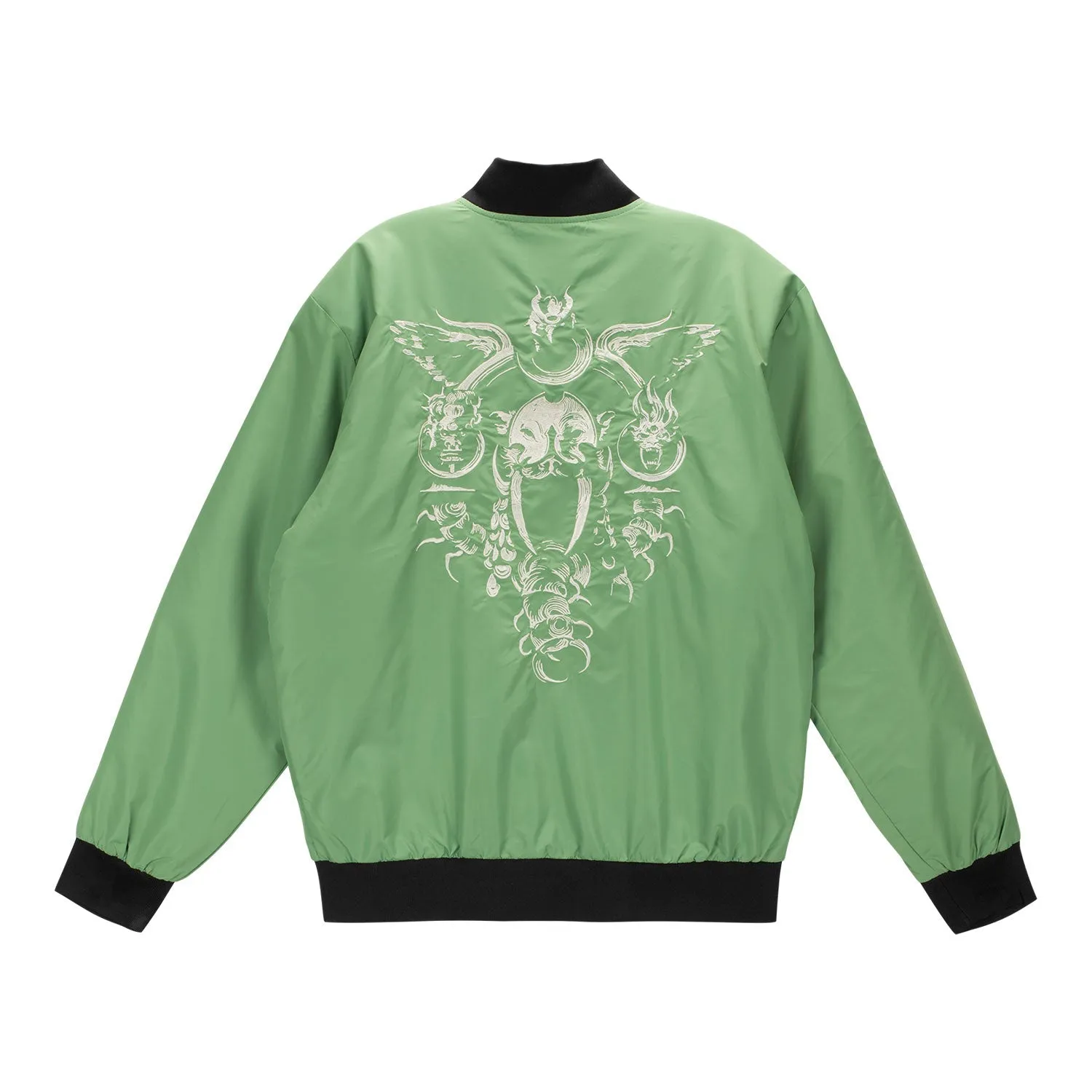 Diablo IV: Vessel of Hatred Green Zip-Up Bomber Jacket