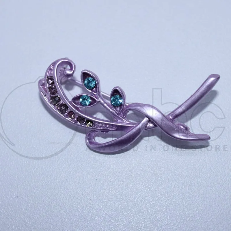 Diamante Brooch Pin