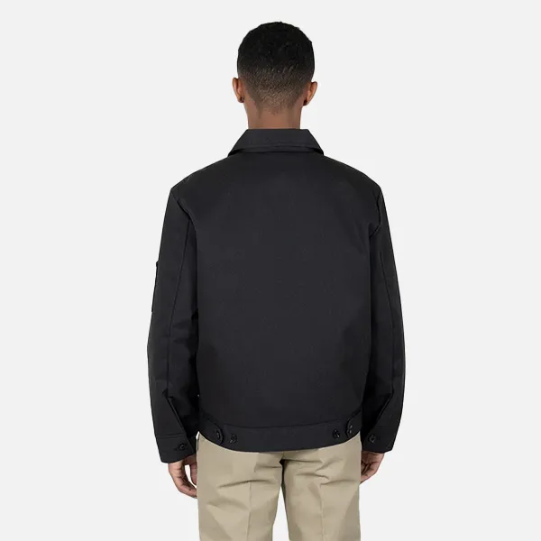 Dickies Lined Eisenhower Zip Thru Garage Jacket with Welt Pockets