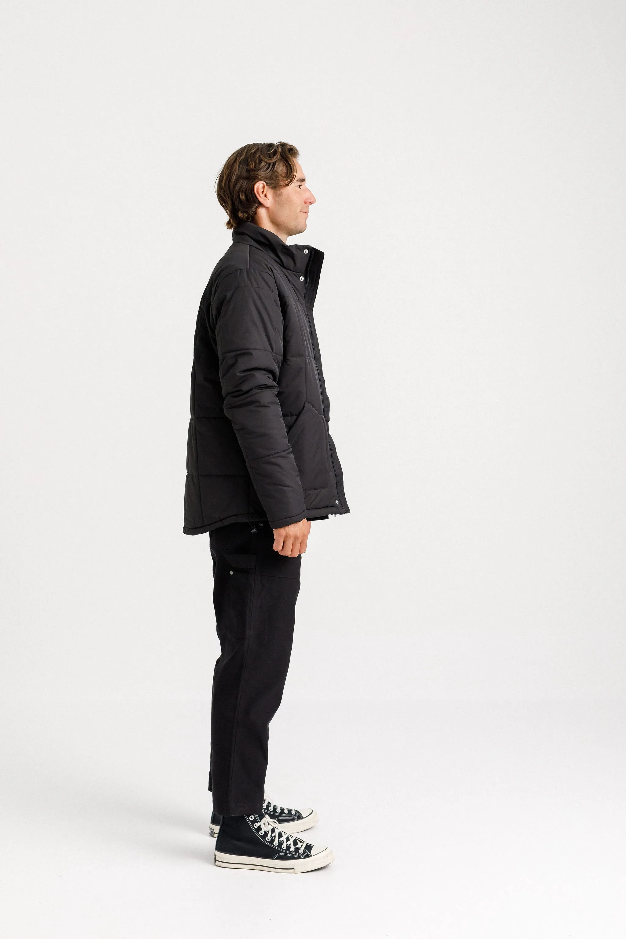 Diem Puff Jacket - Black