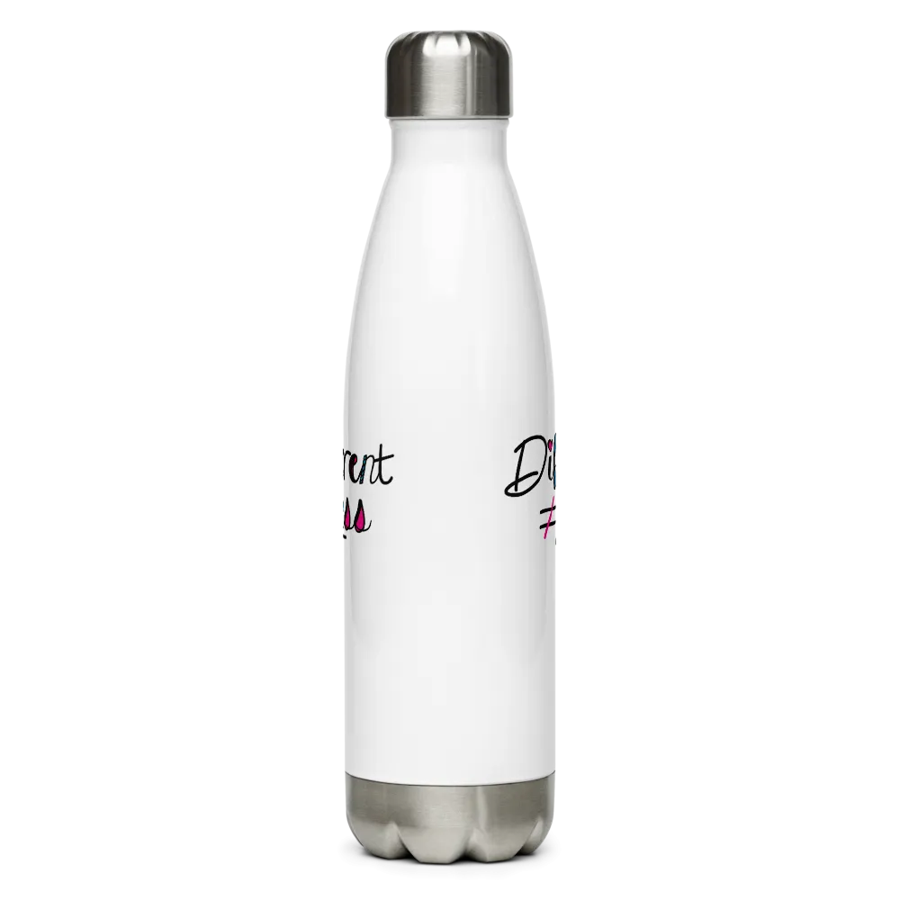 Different Does Not Equal Less (As Seen on Netflix's Raising Dion) Stainless Steel Water Bottle