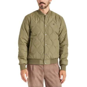 DILLINGER QUILTED BOMBER JACKET MILITARY OLIVE