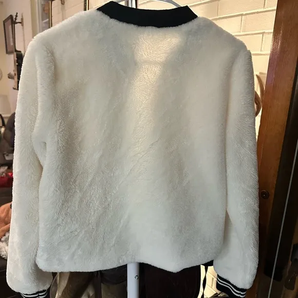 Disney Faux fur Bomber Jacket EUC! Medium