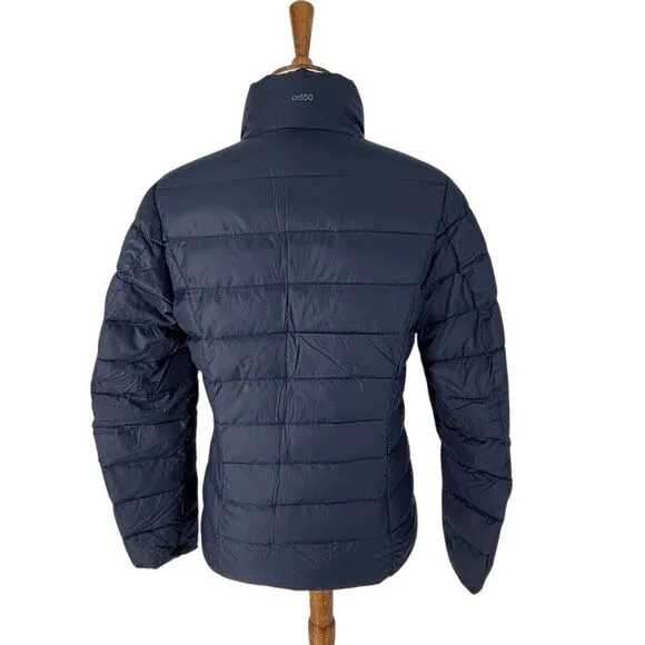 Eddie Bauer Women's CirrusLite 650 Down Quilted Puffer Jacket Navy Size S