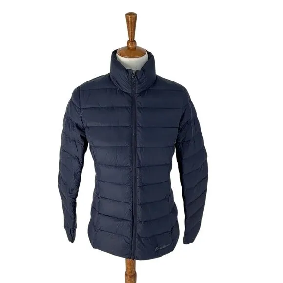 Eddie Bauer Women's CirrusLite 650 Down Quilted Puffer Jacket Navy Size S